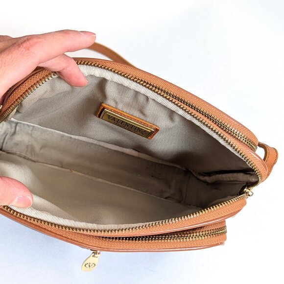 Valentina Black Patent Leather Crossbody Purse Bag - Picture 7 of 12